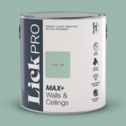 LickPro Max+ 2.5Ltr Teal 04 Eggshell Emulsion  Paint