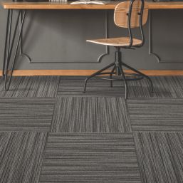 Mercury  Carbon Grey Carpet Tiles 500 x 500mm 20 Pack
