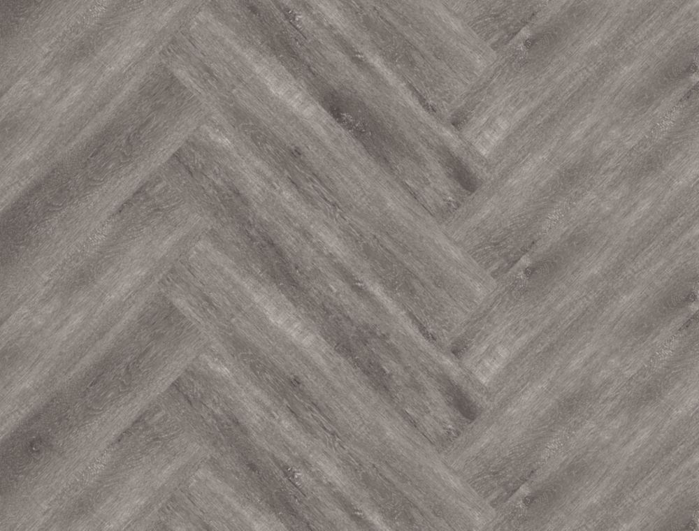 Kraus Brampton Grey WoodEffect LVT Flooring 2.34m² Screwfix