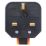 Masterplug Work Power 13A Fused Plug Orange