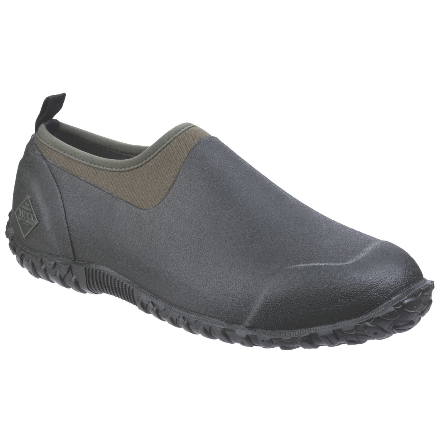 Muck Boots Muckster II Low Lightweight Size 14 Black/Moss Non Safety Wellies (284XR)