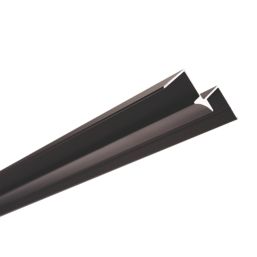 Multipanel Type A Internal Corner Matt Black 2450mm x 11mm