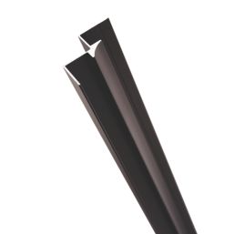 Multipanel Type A Internal Corner Matt Black 2450mm x 11mm