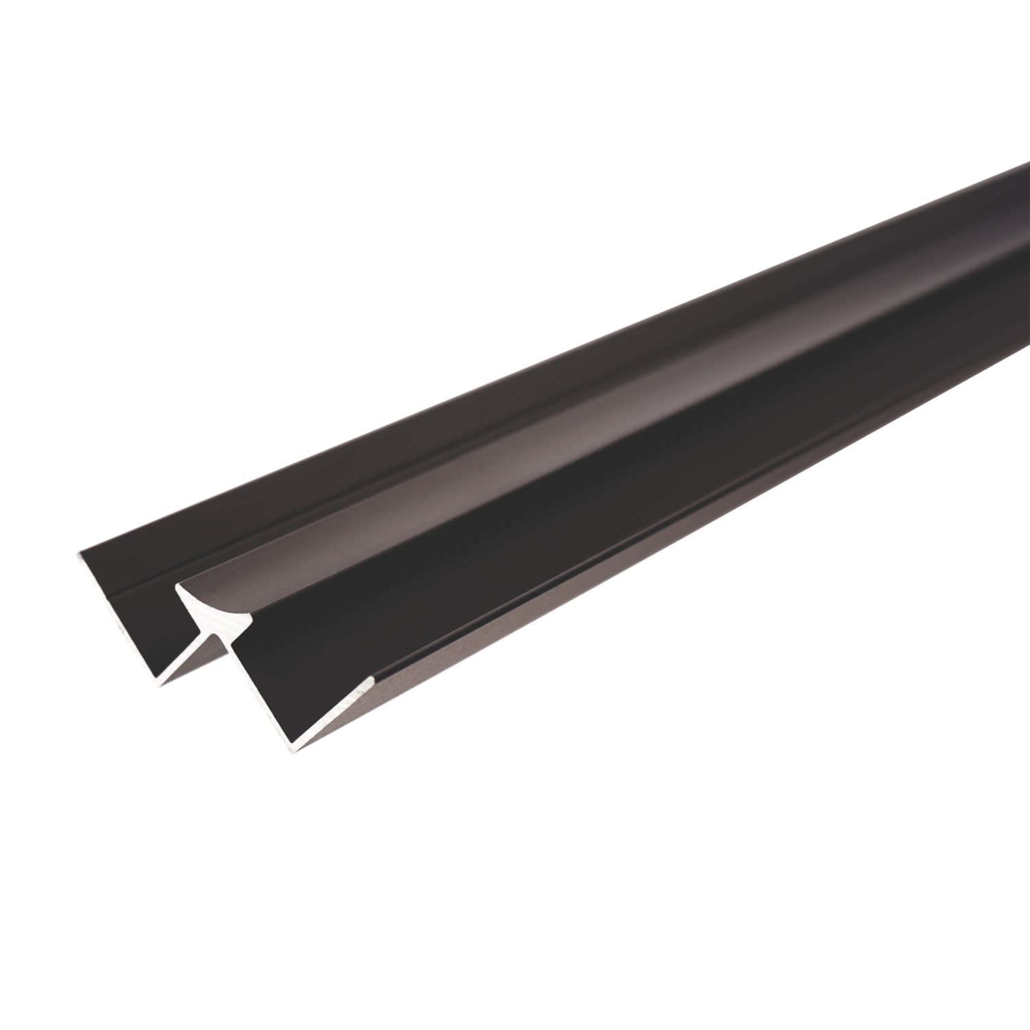 Multipanel Type A Internal Corner Matt Black 2450mm x 11mm (284YT)