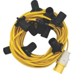 Briticent  22m LED Festoon Lighting Chain B22 GLS 80W 680lm 110V