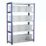Barton Ecorax 5-Tier Metal Garage Shelving with Containers 1200mm x 450mm x 1760mm
