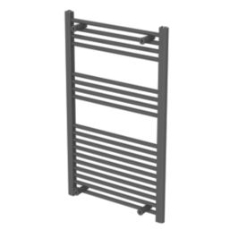 Flomasta 1000mm x 600mm 1761BTU Anthracite Flat  Towel Radiator