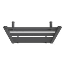 Flomasta 1000mm x 600mm 1761BTU Anthracite Flat  Towel Radiator