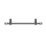 Flomasta 1000mm x 600mm 1761BTU Anthracite Flat  Towel Radiator