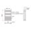 Flomasta 1000mm x 600mm 1761BTU Anthracite Flat  Towel Radiator