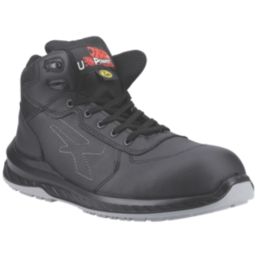 U-Power Scuro Size 12  Black Water-Resistant  Safety Boots