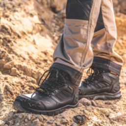 DEWALT Recip 2 Size 8  Black Waterproof Steel Toe Cap Safety Boots