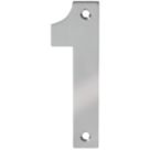 Eclipse Door Numeral 1 Polished Stainless Steel 100mm