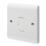 Crabtree Instinct 13A Unswitched Fused Spur  White
