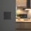 British General Nexus Metal 20A 16AX 1-Gang 2-Way Light Switch  Matt Black