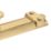 Smith & Locke Straight Door Bolt Brass-Effect 100mm