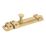 Smith & Locke Straight Door Bolt Brass-Effect 100mm