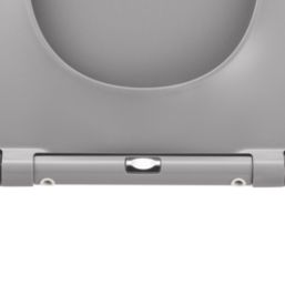 Tanaro Soft-Close with Quick-Release Toilet Seat Duraplast Grey
