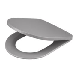 Tanaro Soft-Close with Quick-Release Toilet Seat Duraplast Grey