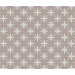 Laura Ashley Wicker Dove Grey Self-Adhesive Glass Kitchen Splashback 900mm x 750mm x 6mm