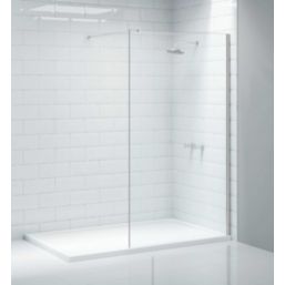 Triton Neo  Frameless Showerwall  Chrome 700mm x 2015mm