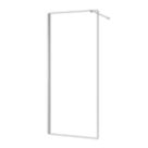 Triton Neo  Frameless Showerwall  Chrome 700mm x 2015mm