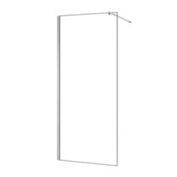 Triton Neo  Frameless Showerwall  Chrome 700mm x 2015mm