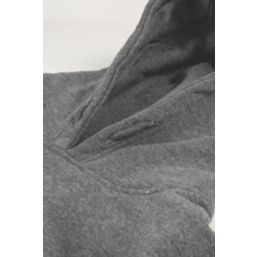 CAT Trademark Hooded Sweatshirt Heather Grey Large 42-44" Chest