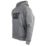 CAT Trademark Hooded Sweatshirt Heather Grey Large 42-44" Chest