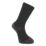 Hi-Tec  Work Socks Black  7-9.5 3 Pairs