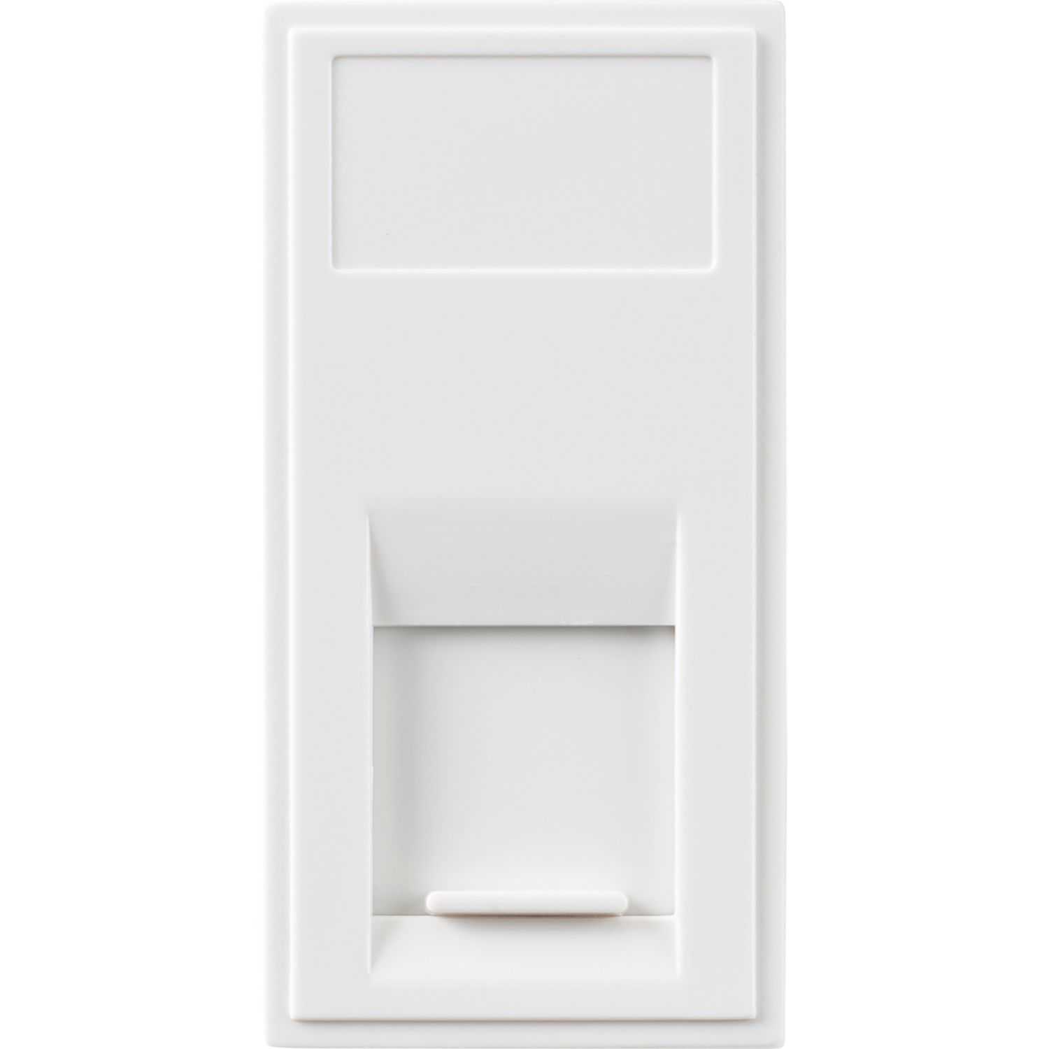 Knightsbridge Modular Cat 5e RJ45 Ethernet Socket White (285YA)