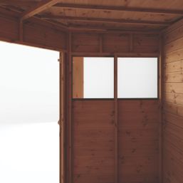 Mercia Corner 6' 6" x 6' 6" (Nominal) Pent Shiplap T&G Timber Shed