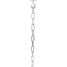 Essentials Welded Matt Silver Chain 4mm x 10m