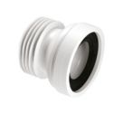 McAlpine  Rigid Straight WC Pan Connector White 120mm