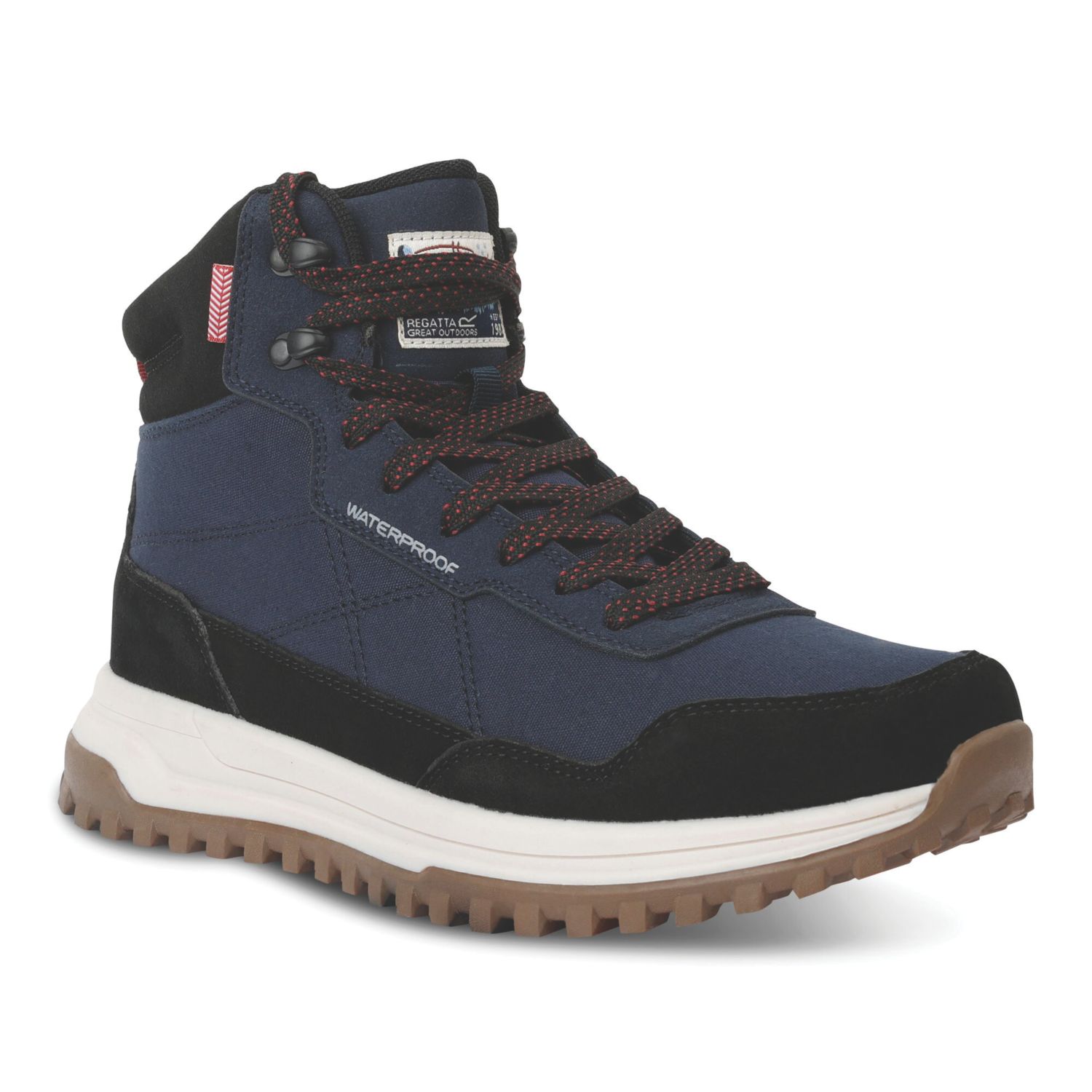 Regatta Mayfield Size 10 Navy / Black Waterproof Non Safety Work Boots (286AT)