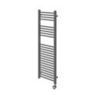 Flomasta 1200mm x 400mm 853BTU Anthracite Flat Electric Towel Radiator