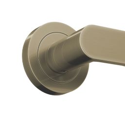 Cooke & Lewis Maugan Lever on Rose Door Handles Pair Antique Brass