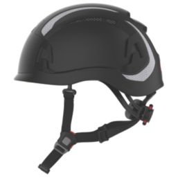 JSP EVO ALTA Dualswitch Safety Helmet with Chinstrap Black