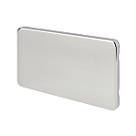 Schneider Electric Lisse Deco 2-Gang Blanking Plate Polished Chrome