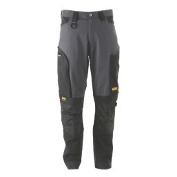 DEWALT Waterford Work Trouser Grey/Black 36" W 31" L