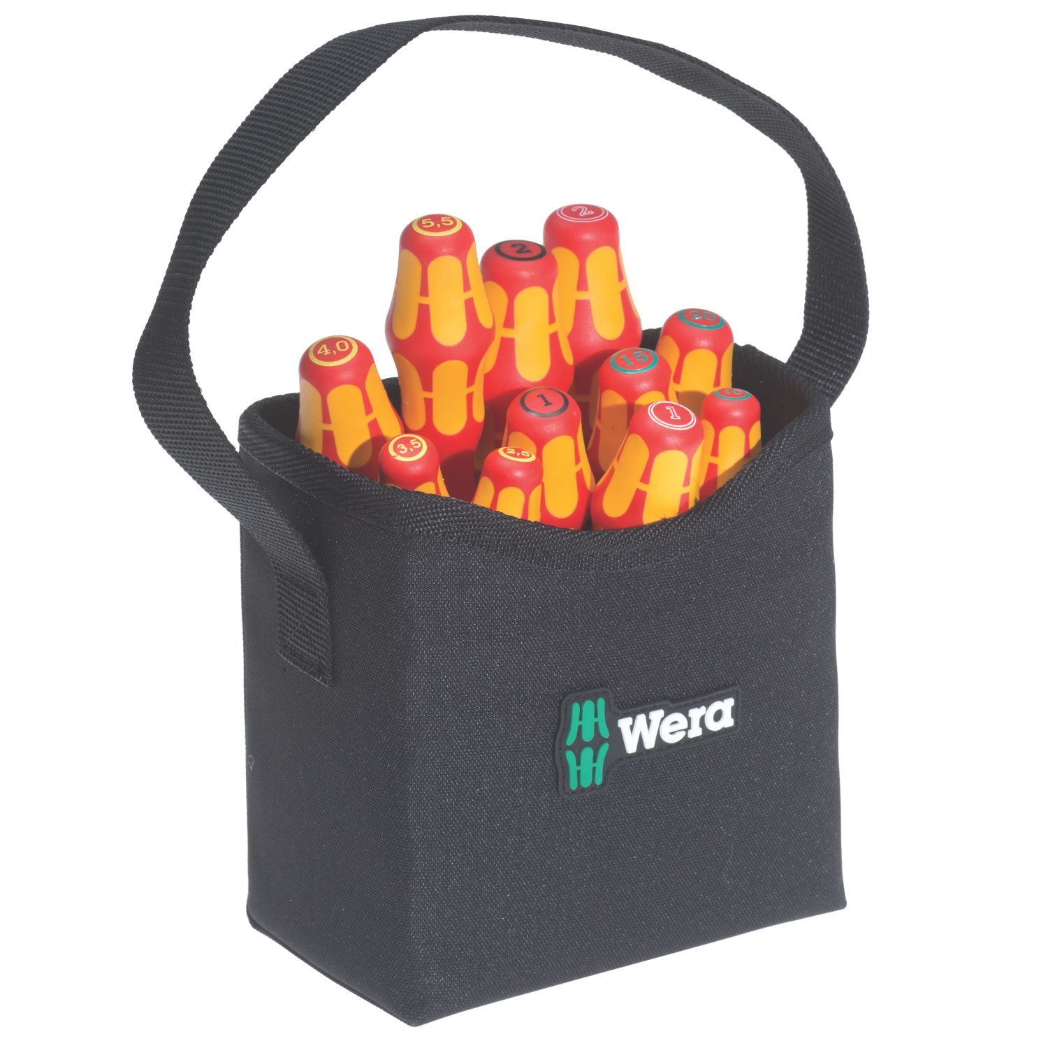 Wera Kraftform Plus Mixed VDE Screwdriver Set 12 Pieces (286FP)