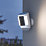 Ring Cam Pro Battery-Powered White Wireless 1080p Outdoor Smart Camera with Spotlight with PIR Sensor