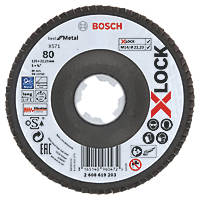 Bosch X-Lock Flap Disc 125mm 80 Grit