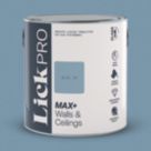 LickPro Max+ 2.5Ltr Blue 18 Matt Emulsion  Paint
