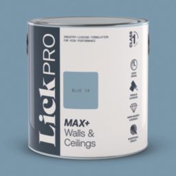 LickPro Max+ 2.5Ltr Blue 18 Matt Emulsion  Paint