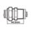 Flomasta  Brass Compression Adapting Male Coupler 22mm x 3/4"