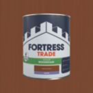 Fortress Trade 750ml Mahogany Satin Water-Based Exterior Wood Stain