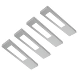 Sensio Ark TrioTone Rectangular LED Under Cabinet Lights Steel 10W 110-140lm 4 Pack