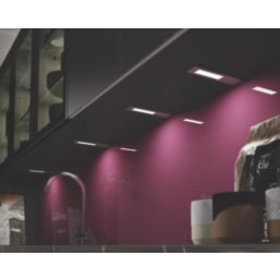 Sensio Ark TrioTone Rectangular LED Under Cabinet Lights Steel 10W 110-140lm 4 Pack