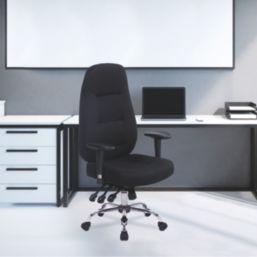 Nautilus Designs Babylon High Back Ergonomic Task Chair Black